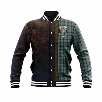 Melville Tartan Family Crest Baseball Jacket Alba Gu Brath Be Brave Lion Ancient Style Unisex - Tartan Vibes Clothing