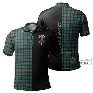 Melville Tartan Polo Shirt with Family Crest and Half Of Me Style Kid - Tartan Vibes Clothing