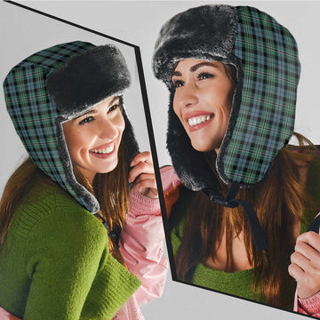 Melville Tartan Winter Trapper Hat Winter Trapper Hat Universal Fit Circumference 22.8in (58cm) - Tartan Vibes Clothing