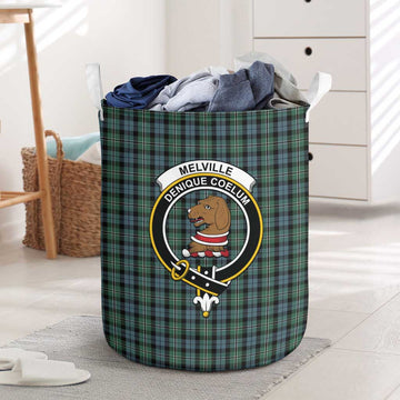 Melville Tartan Laundry Basket with Family Crest One Size - Tartan Vibes Clothing