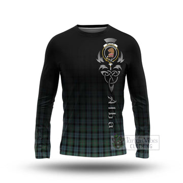 Melville Tartan Long Sleeve T-Shirt Featuring Alba Gu Brath Family Crest Celtic Inspired Unisex - Tartan Vibes Clothing
