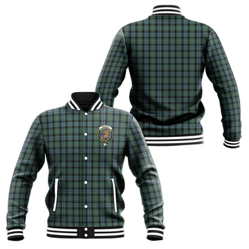 Melville Tartan Baseball Jacket with Family Crest