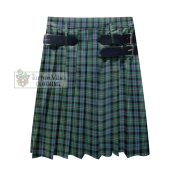 Melville Tartan Men's Pleated Skirt - Fashion Casual Retro Scottish Kilt Style