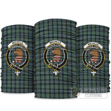 Melville Tartan Neck Gaiters, Tartan Bandanas, Tartan Head Band with Family Crest package One Size - Tartan Vibes Clothing