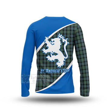 Melville Family Crest Tartan Long Sleeve T-Shirt Celebrate Saint Andrew's Day in Style - Tartan Vibes Clothing