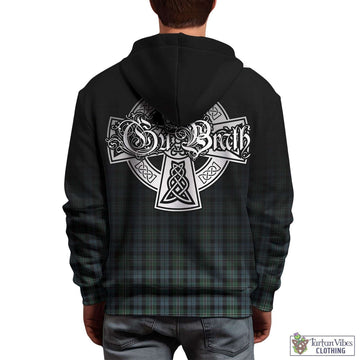Melville Tartan Hoodie Featuring Alba Gu Brath Family Crest Celtic Inspired - Tartan Vibes Clothing