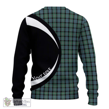 Melville Tartan Ugly Sweater with Family Crest Circle Style - Tartan Vibes Clothing