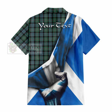Melville Tartan Hawaiian Shirt with Family Crest Scotland Patriotic Style - Tartan Vibes Clothing