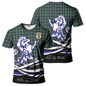 Melville Tartan T-Shirt with Alba Gu Brath Regal Lion Emblem