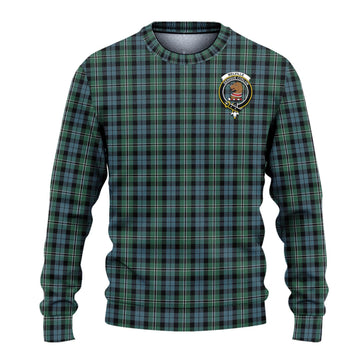 Melville Tartan Ugly Sweater with Family Crest - Tartan Vibes Clothing