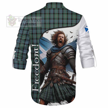 Melville Crest Tartan Ghillie Kilt Shirt Inspired by the Freedom of Scottish Warrior - Tartan Vibes Clothing