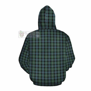 Melville Tartan Cotton Hoodie with Family Crest DNA In Me Style Pullover Hoodie - Tartan Vibes Clothing