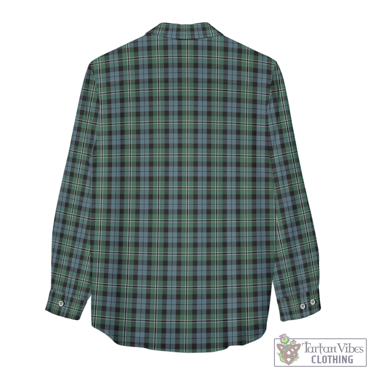 Melville Tartan Women's Casual Shirt with Family Crest - Tartan Vibes Clothing