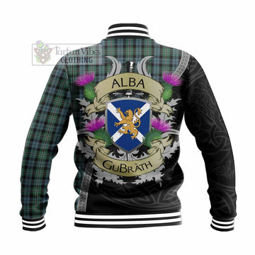 Melville Tartan Family Crest Baseball Jacket Lion Rampant Royal Thistle Shield Celtic Inspired - Tartan Vibes Clothing