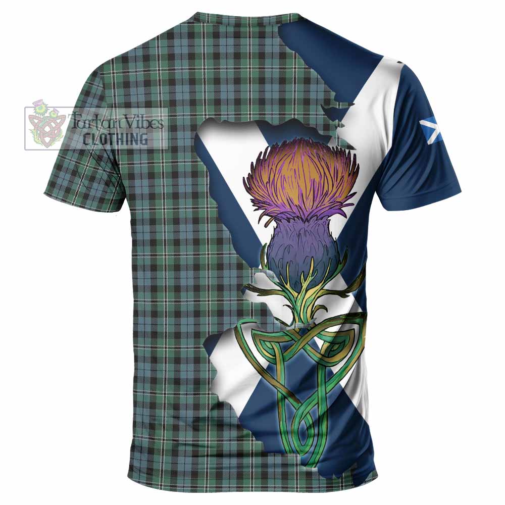 Melville Tartan Family Crest T-Shirt Scottish Thistle Celtic Inspired - Tartan Vibes Clothing
