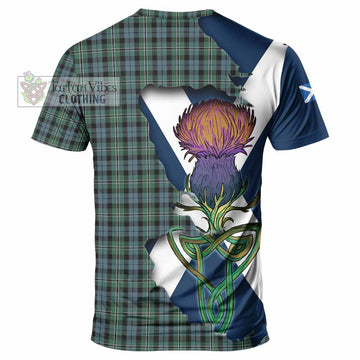Melville Tartan Family Crest T-Shirt Scottish Thistle Celtic Inspired - Tartan Vibes Clothing