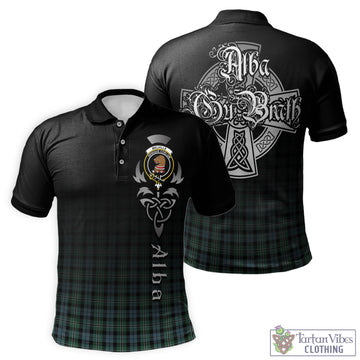 Melville Tartan Polo Shirt Featuring Alba Gu Brath Family Crest Celtic Inspired - Tartan Vibes Clothing