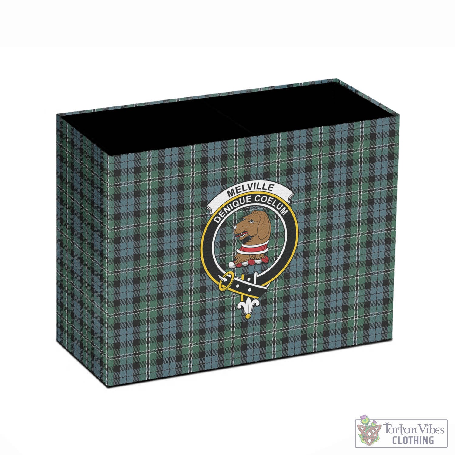 Melville Tartan Pen Holder with Family Crest - Tartan Vibes Clothing