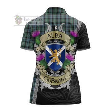 Melville Tartan Family Crest Women's Polo Shirt Lion Rampant Royal Thistle Shield Celtic Inspired - Tartan Vibes Clothing