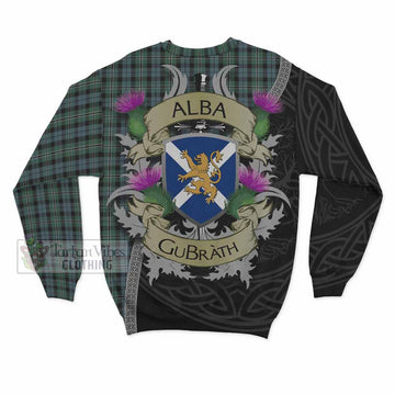 Melville Tartan Family Crest Sweatshirt Lion Rampant Royal Thistle Shield Celtic Inspired - Tartan Vibes Clothing