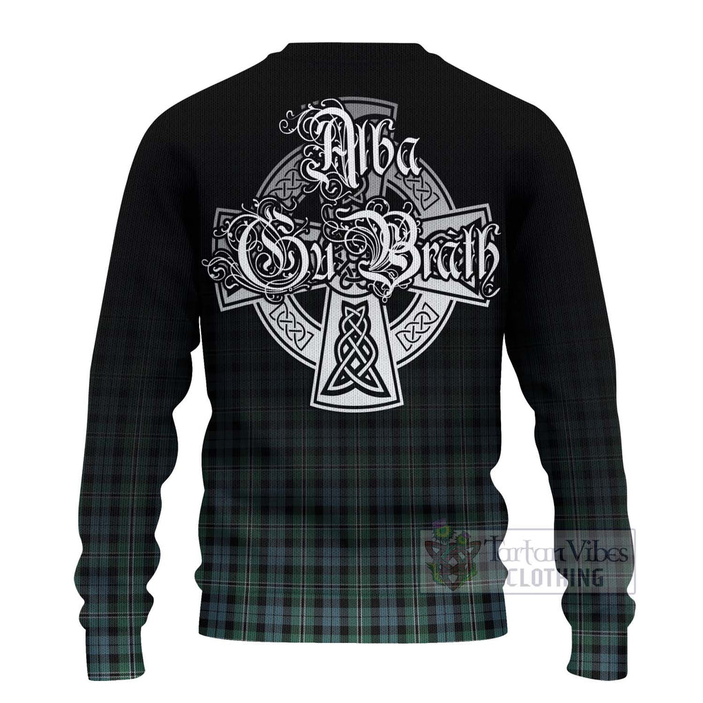 Melville Tartan Ugly Sweater Featuring Alba Gu Brath Family Crest Celtic Inspired - Tartan Vibes Clothing