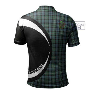Melville Tartan Men's Polo Shirt with Family Crest Circle Style - Tartan Vibes Clothing