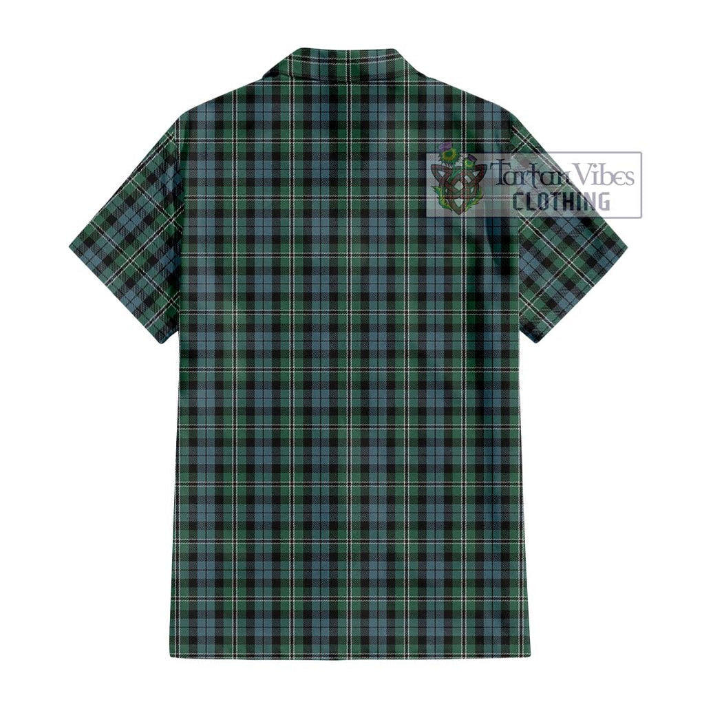 Melville Tartan Hawaiian Shirt with Family Crest DNA In Me Style - Tartan Vibes Clothing