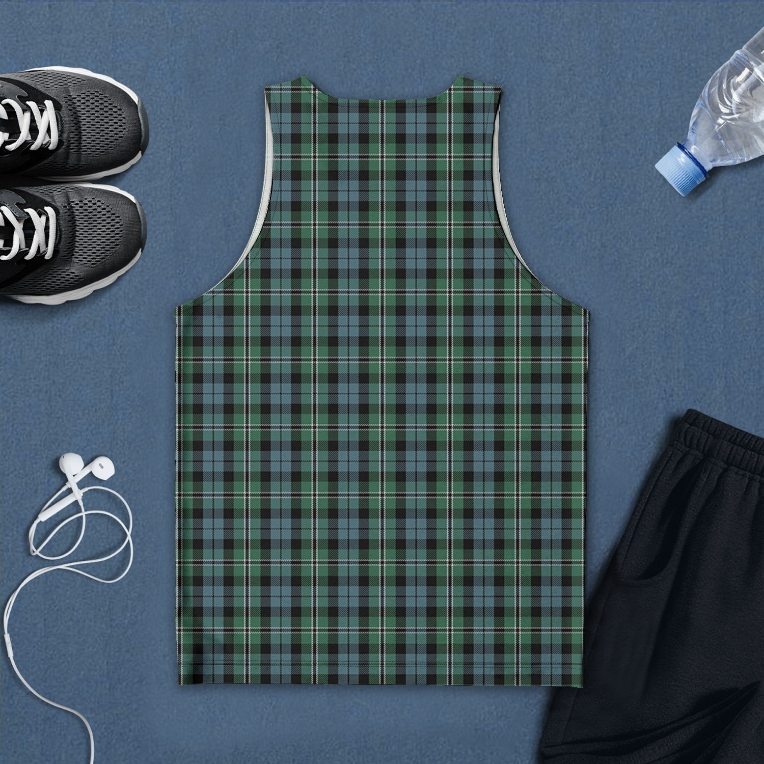 Melville Tartan Mens Tank Top - Tartan Vibes Clothing