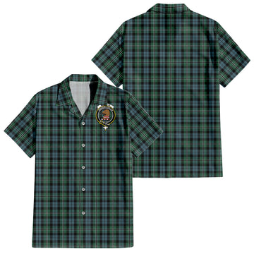 Melville Tartan Hawaiian Shirt with Family Crest
