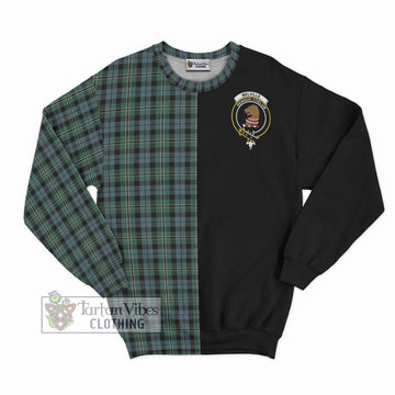 Melville Tartan Sweatshirt with Family Crest and Half Of Me Style - Tartan Vibes Clothing