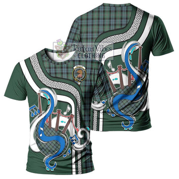 Melville Tartan T-Shirt with Epic Bagpipe Style