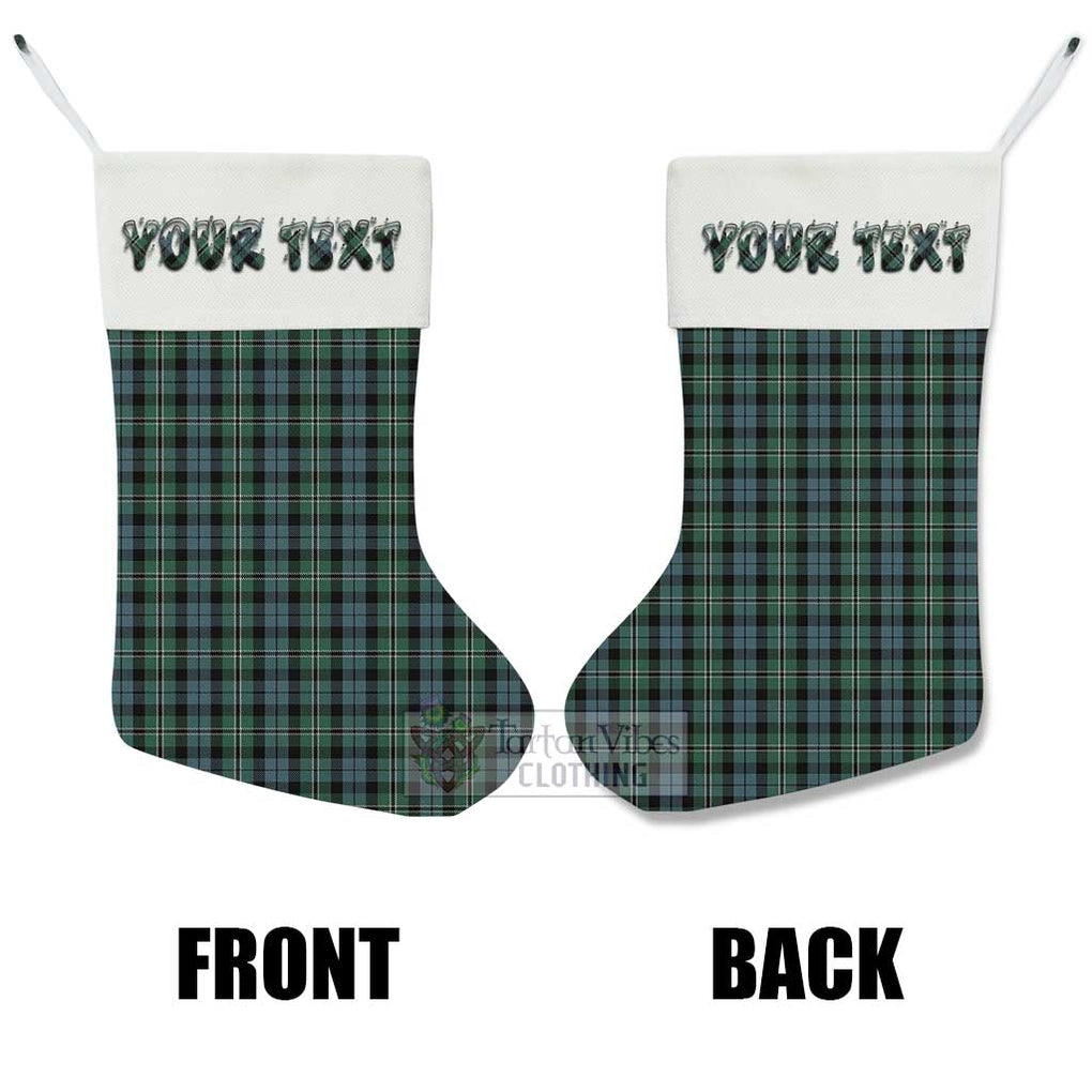 Melville Tartan Christmas Stocking with Personalized Text - Tartan Vibes Clothing