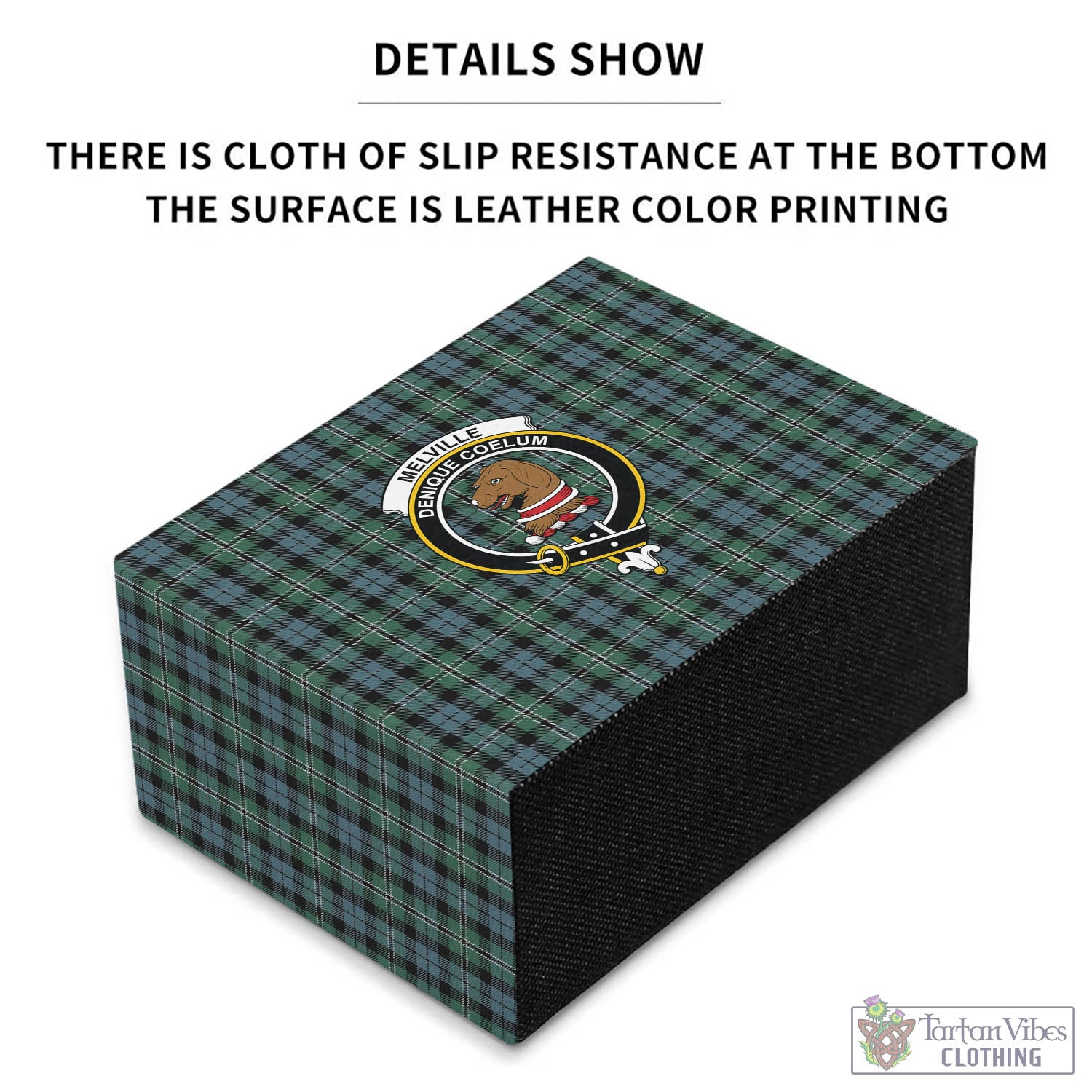 Melville Tartan Pen Holder with Family Crest - Tartan Vibes Clothing