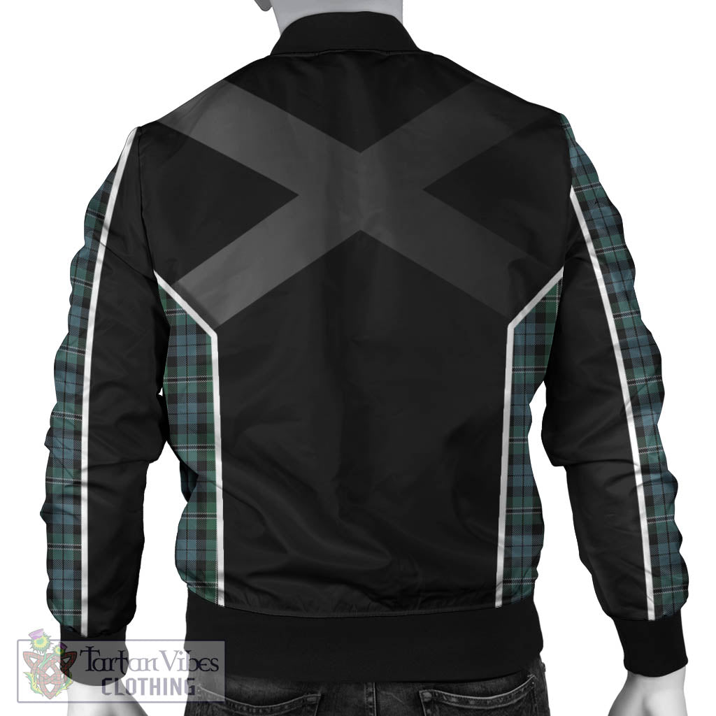 Melville Tartan Bomber Jacket with Family Crest and Scottish Thistle Vibes Sport Style - Tartan Vibes Clothing