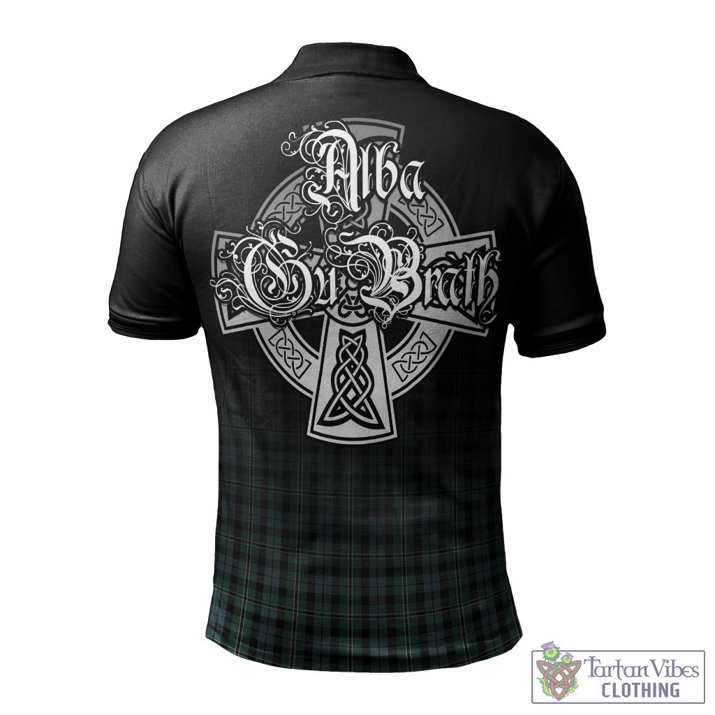 Tartan Vibes Clothing Melville Tartan Polo Shirt Featuring Alba Gu Brath Family Crest Celtic Inspired