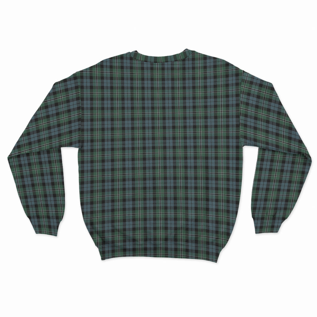 Melville Tartan Sweatshirt with Family Crest - Tartan Vibes Clothing