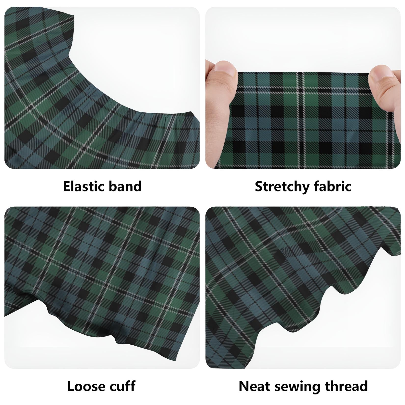 Melville Tartan Off Shoulder Long Dress - Tartan Vibes Clothing