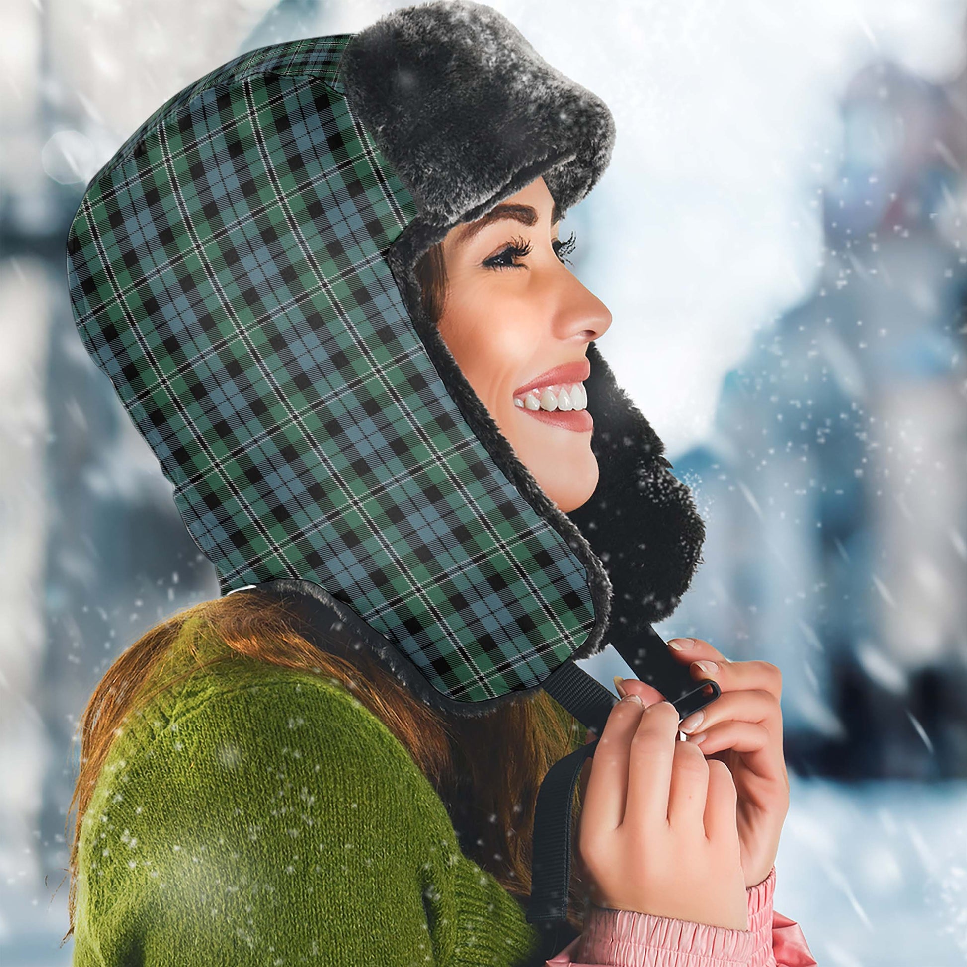 Melville Tartan Winter Trapper Hat - Tartan Vibes Clothing