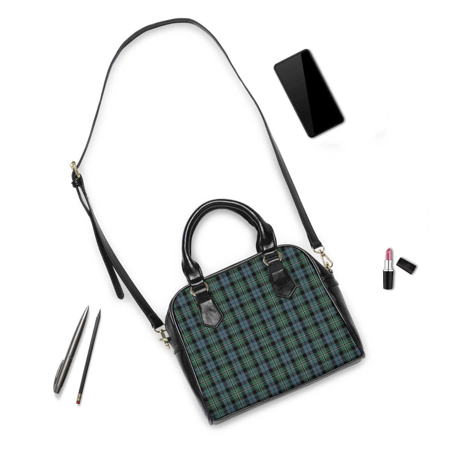 Melville Tartan Shoulder Handbags - Tartan Vibes Clothing