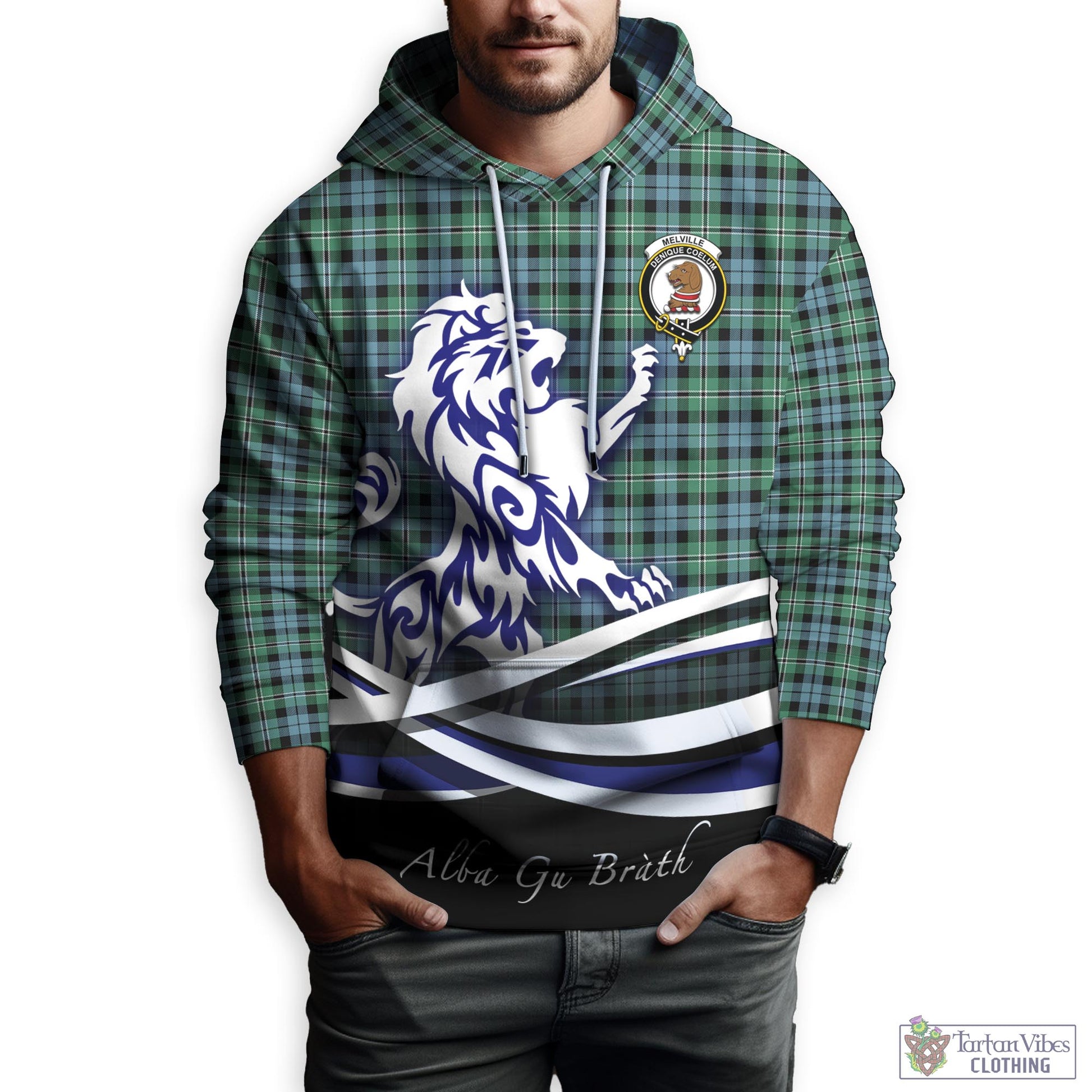 melville-ancient-tartan-hoodie-with-alba-gu-brath-regal-lion-emblem