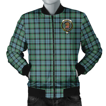 Melville Ancient Tartan Bomber Jacket with Family Crest