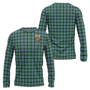 Melville Ancient Tartan Long Sleeve T-Shirt with Family Crest