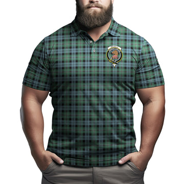 Melville Ancient Tartan Men's Polo Shirt with Family Crest