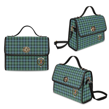 Melville Ancient Tartan Waterproof Canvas Bag with Family Crest
