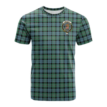 Melville Ancient Tartan T-Shirt with Family Crest