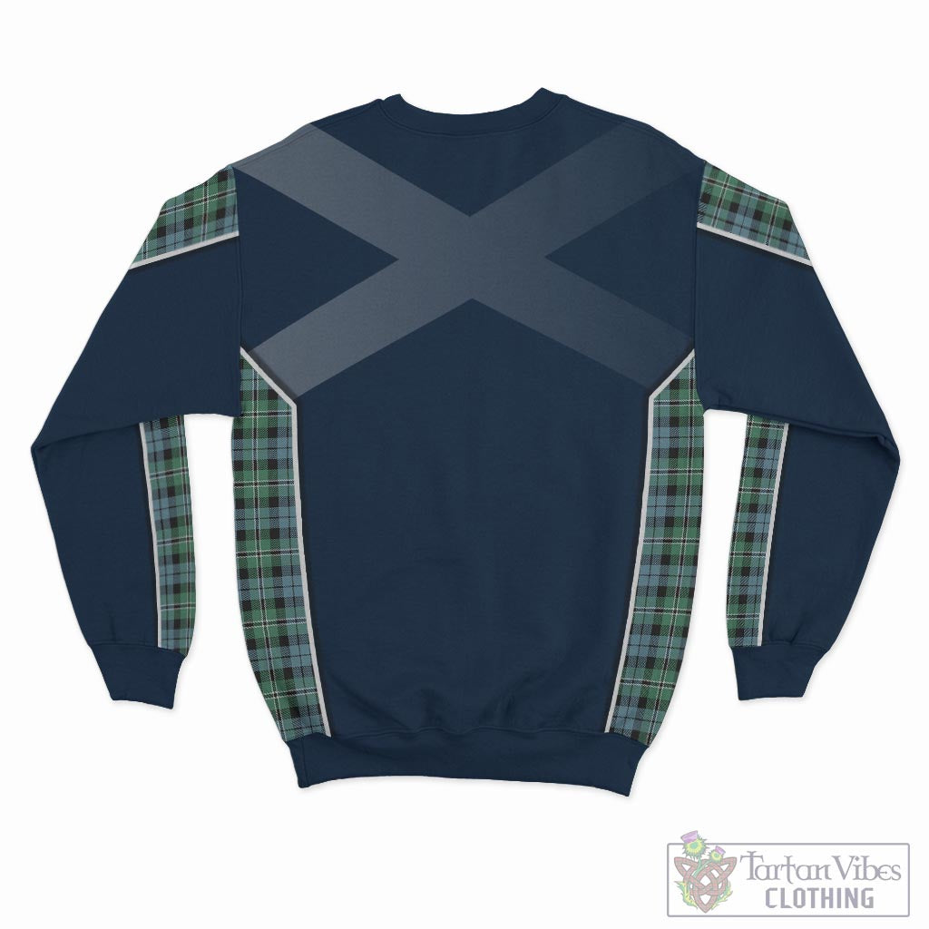 Tartan Vibes Clothing Melville Ancient Tartan Sweater with Family Crest and Lion Rampant Vibes Sport Style