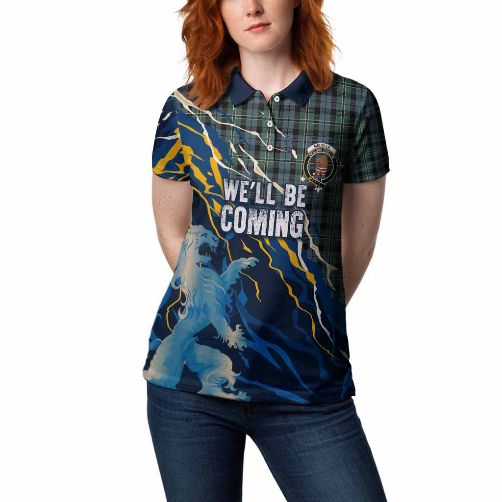 Melville Scotland Tartan Women Polo Shirt WC2026 Football - We'll Be Coming