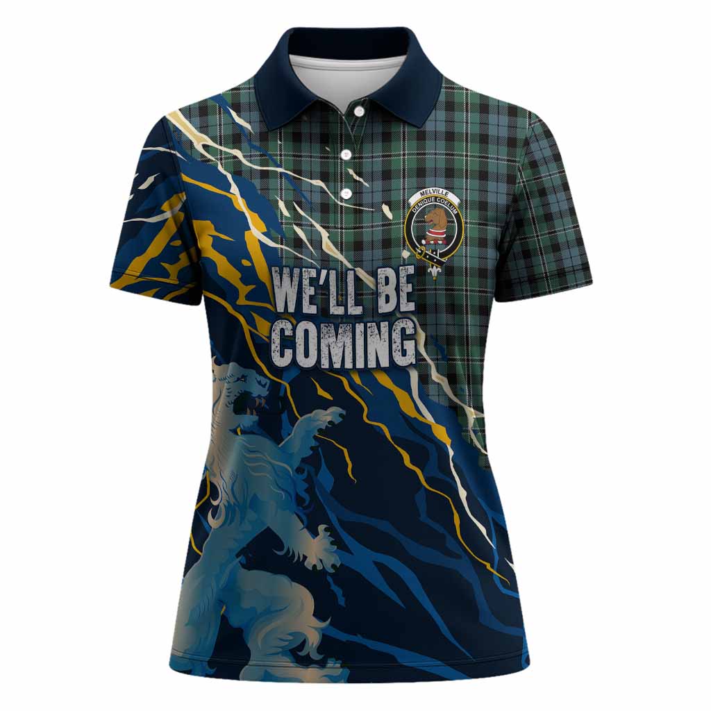 Melville Scotland Tartan Women Polo Shirt WC2026 Football - We'll Be Coming