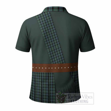 Melville Tartan Crest Polo Shirt Kilt Costume Style
