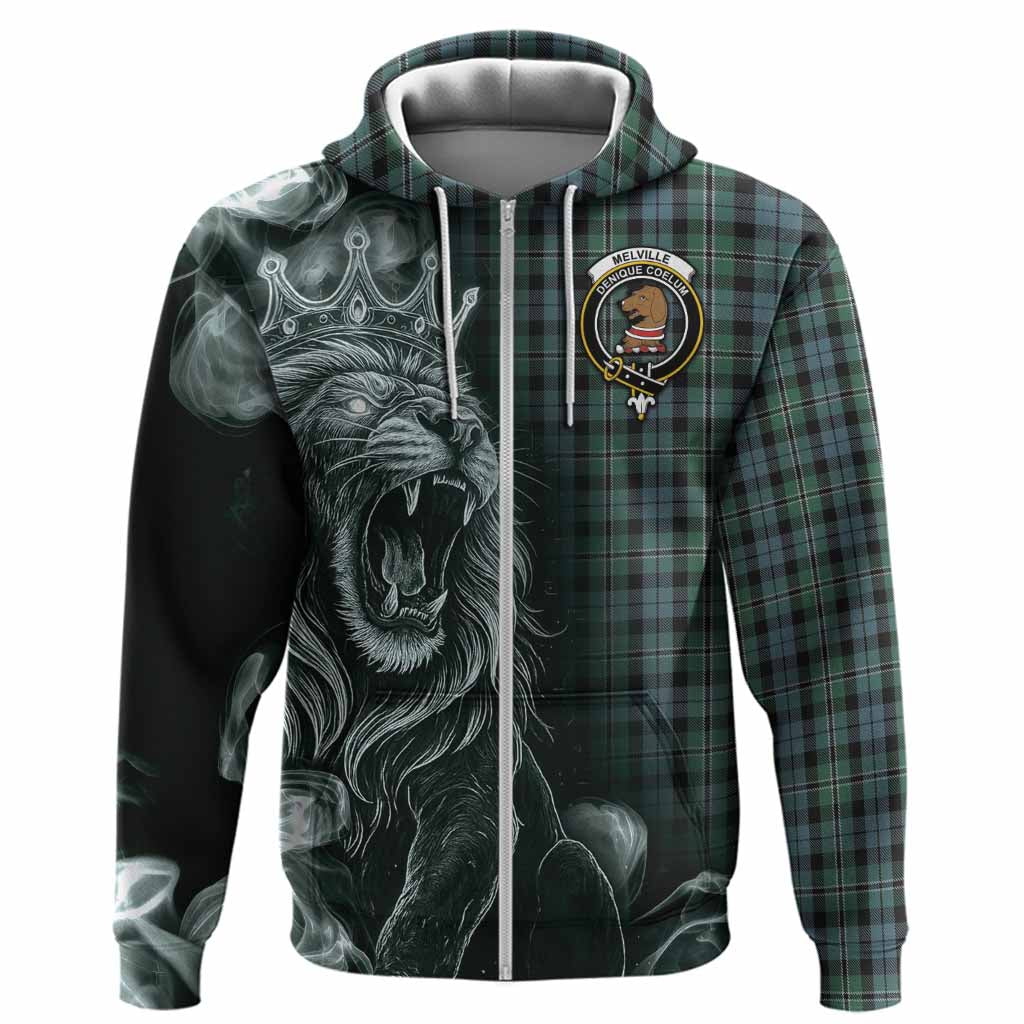 Melville Tartan Hoodie Roaring Lion Heritage